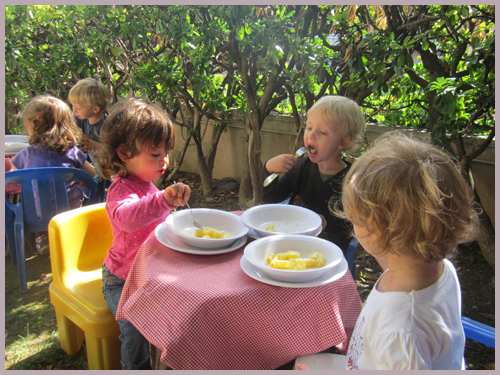 pranzo all'aperto